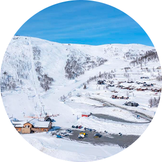 Sogndal, Norway – widok z lotu ptaka